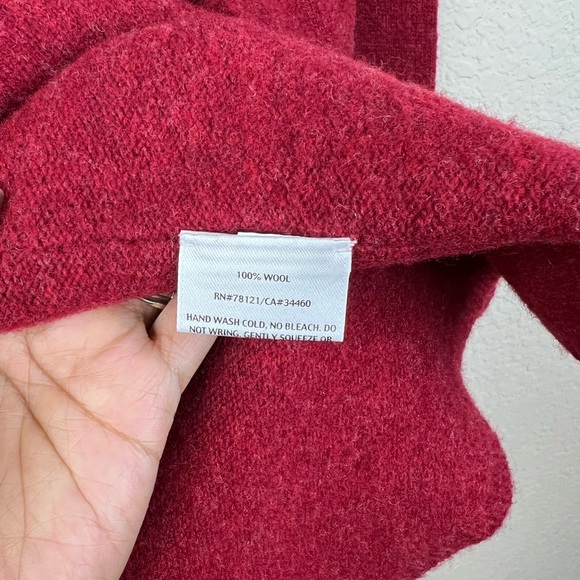 Eileen Fisher 100% Wool Sweater Size Petite Medium - Picture 7 of 11